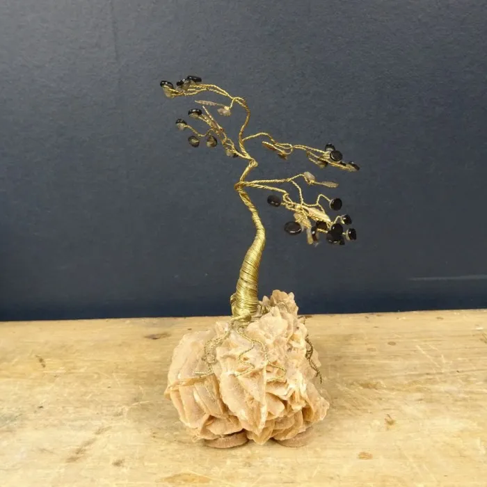 Arbre de vie sur Rose des sables - Le palais des bricoles