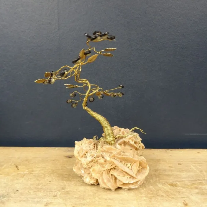 Arbre de vie sur Rose des sables - Le palais des bricoles
