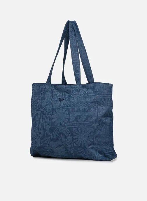 Cabas - Flower Bus Tote - Bleu