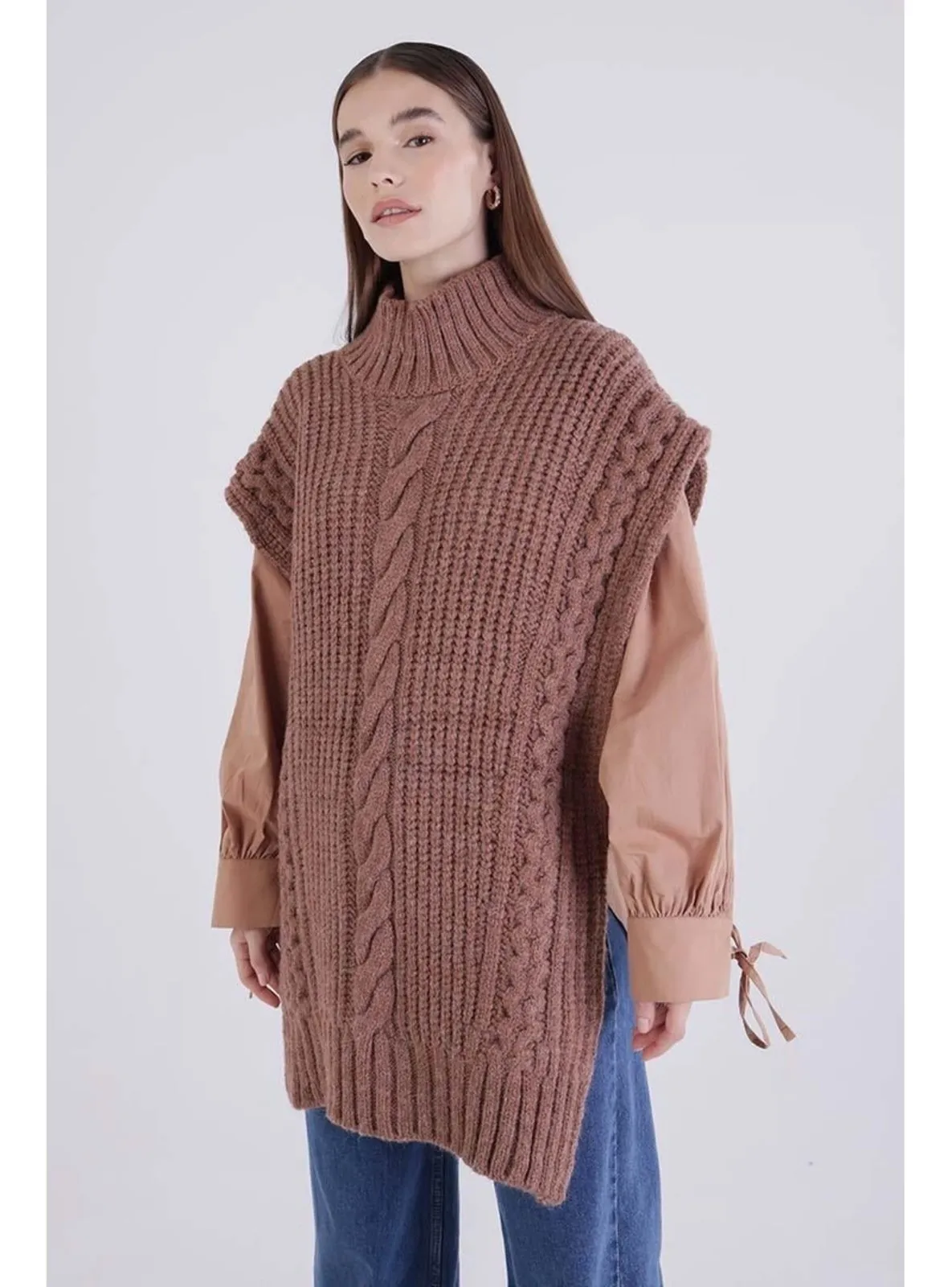 Camel - Knit Sweater
