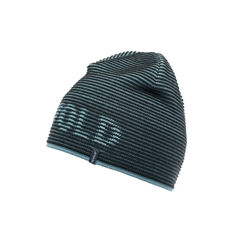 Devold Rib Logo Merino Beanie - Bonnet laine mérinos