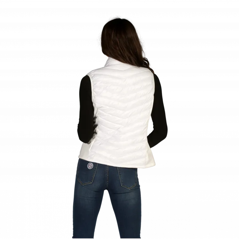 Doudoune Femme Glasgow bi-matière sans manche