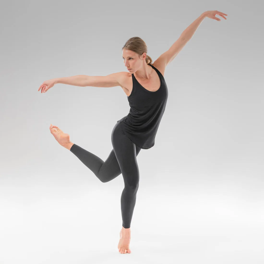 Débardeur danse moderne fluide noir femme