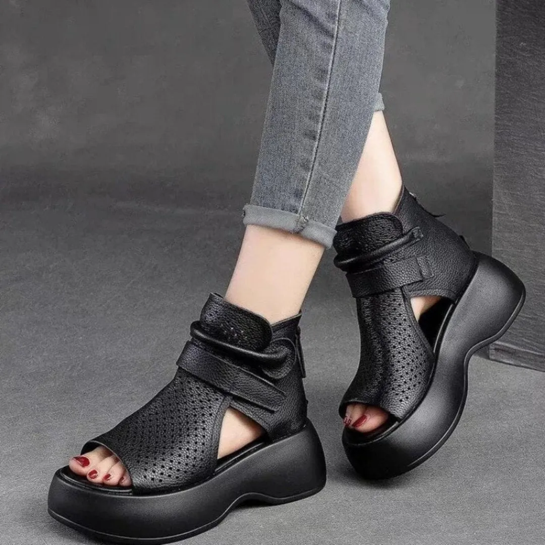 Lysara | Sandales Mi-longues De Qualité Supérieure Pour Femmes