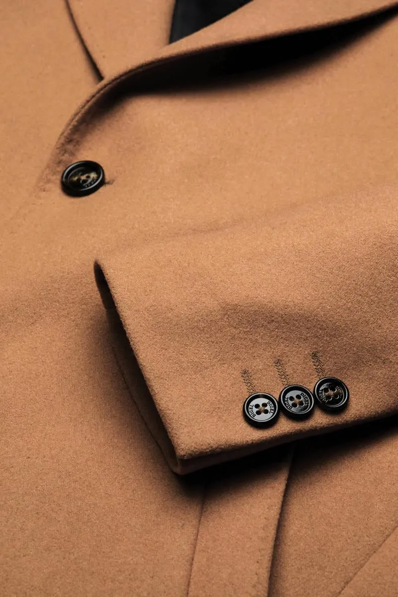 Manteau Digel beige en laine