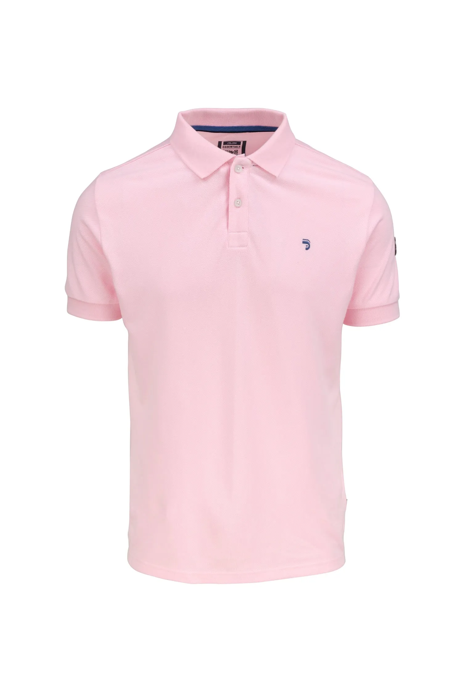Polo Essentials homme rose ple coupe droite en coton