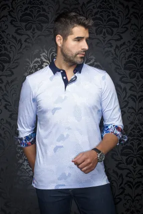 Polo M.L Au Noir | FRONTENAC Blanc Bleu