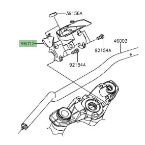 Pontet de guidon Kawasaki Z1000 (2014 et +) | Moto Shop 35