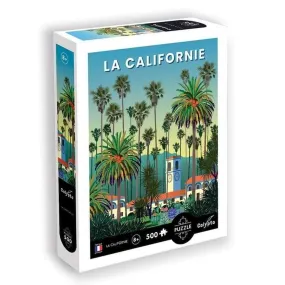 Puzzle 500 pièces - SENTOSPHERE - Calypto - Vintage - Californie - Pour enfants dès 10 ans blanc - Sentosphère