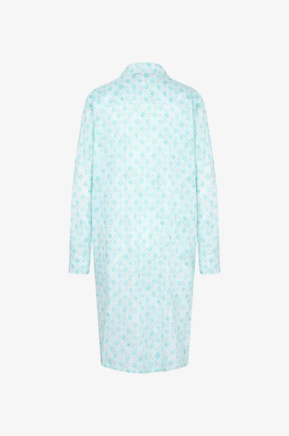 Robe-chemise courte en coton