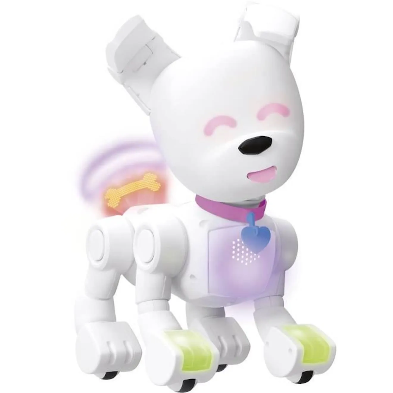 Robot chien interactif - LANSAY - DOG-E - Blanc - Pour enfant à partir de 6 ans - Batterie blanc - Lansay