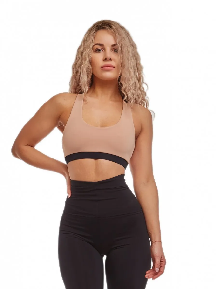 Sport bra CUTE K075 beige MITARE Color Beige Size XS