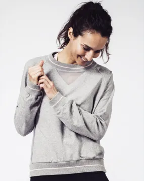 Sweat-shirt dos en voile respirant - Julien