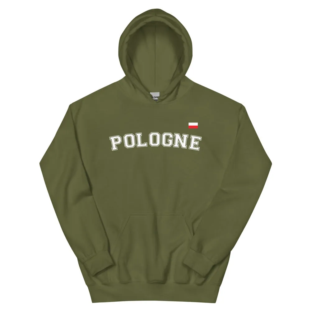 Sweatshirt Pologne :style université américaine