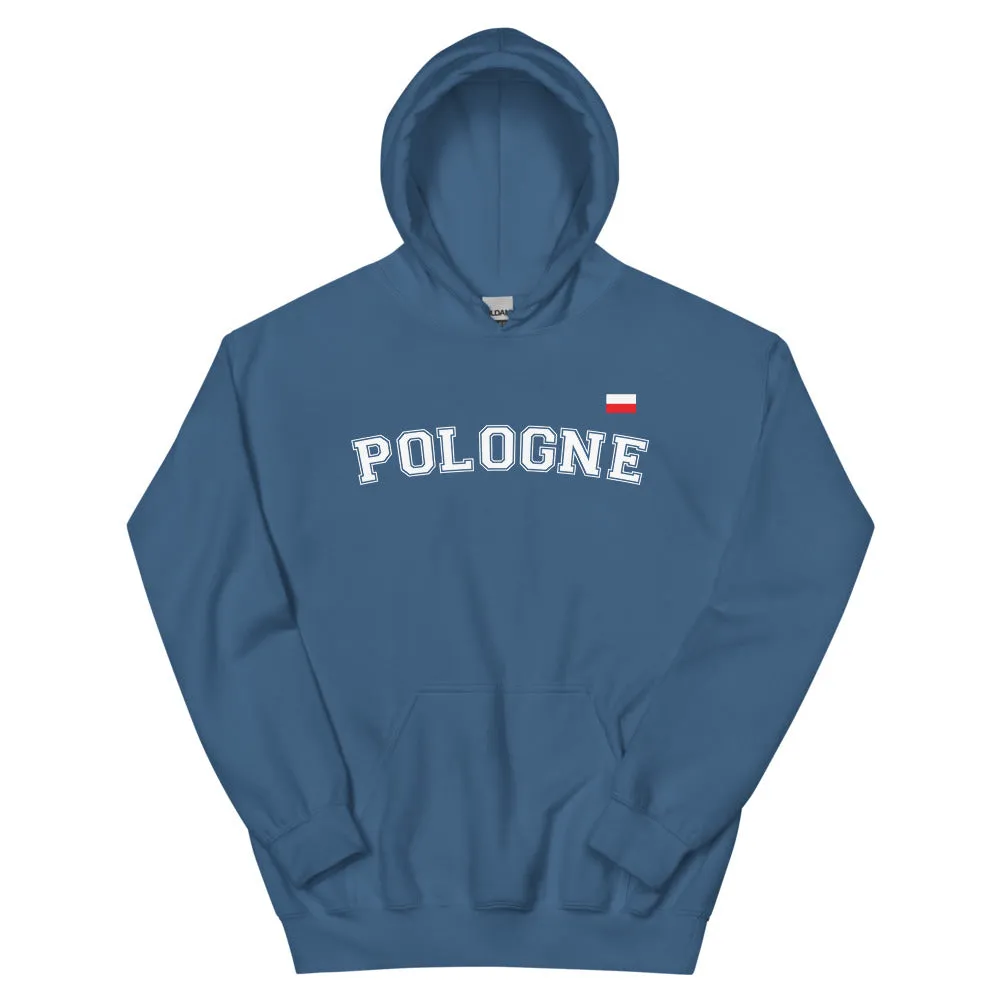 Sweatshirt Pologne :style université américaine