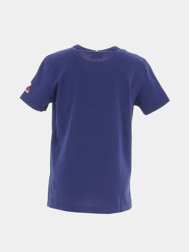 T-shirt fanwear bleu enfant - Le Coq Sportif | wimod