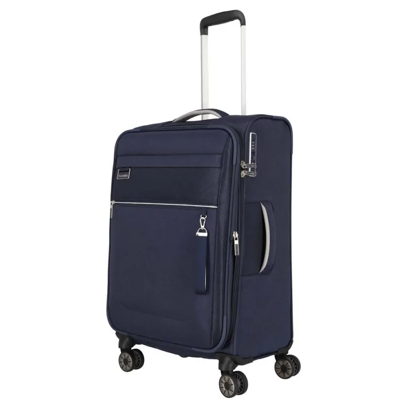 Valise soute M extensible TRAVELITE "Miigo" bleu profond | Planetebag.com