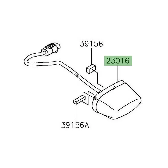 Éclairage de plaque à Leds Kawasaki Z900RS (2018-2021) | Moto Shop 35